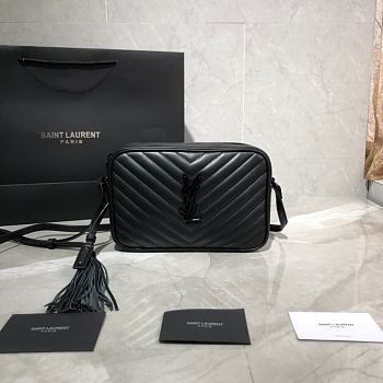 YSL Lou Camera Bag Full Black 520534 Size 23 x 16 x 6 cm