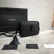 YSL Lou Camera Bag Full Black 520534 Size 23 x 16 x 6 cm - 5