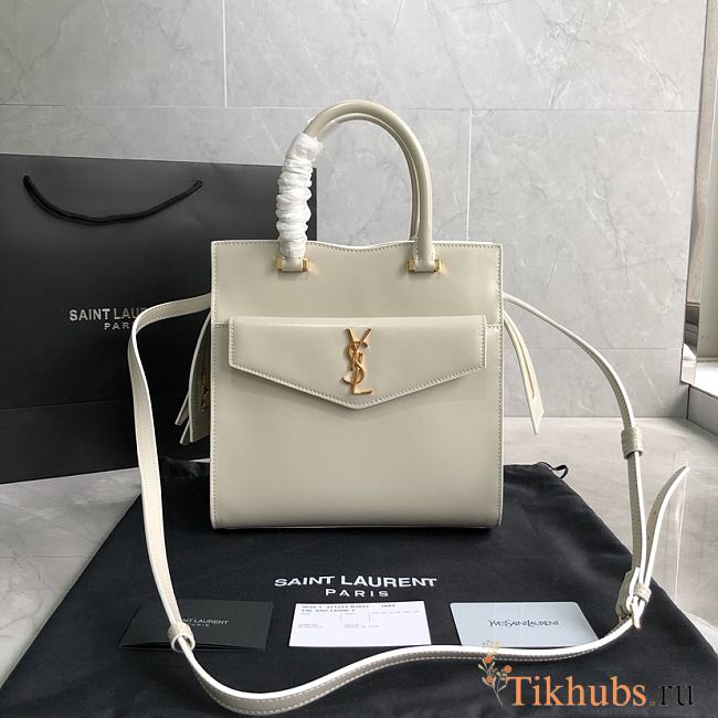 YSL Uptown White 561203 Size 23 × 23 × 11 cm - 1