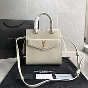 YSL Uptown White 561203 Size 23 × 23 × 11 cm - 1