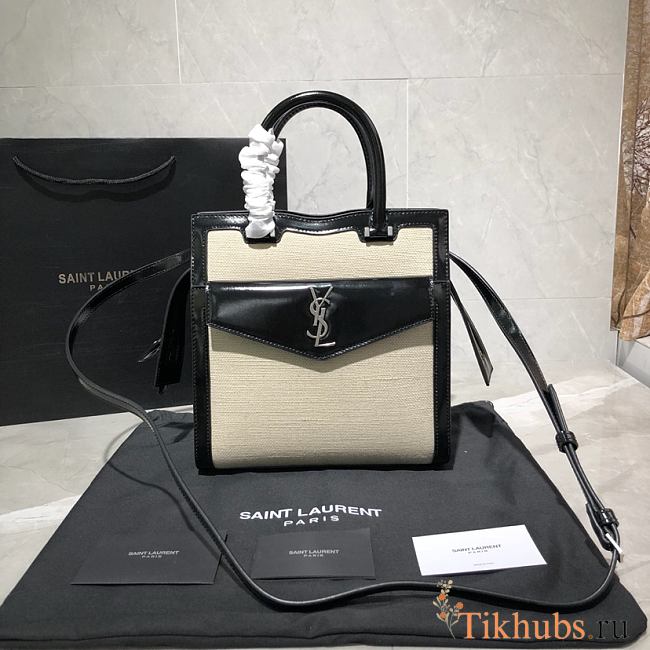 YSL Uptown White/Black 561203 Size 23 × 23 × 11 cm - 1