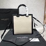 YSL Uptown White/Black 561203 Size 23 × 23 × 11 cm - 2