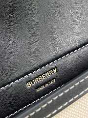 BURBERRY Canvas Bag White/Black 19 x 5 x 15 cm - 6