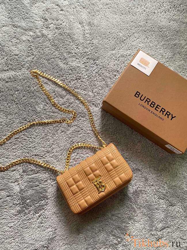 BURBERRY Chain Trap Apricot Size 17 x 3.5 x 10 cm - 1