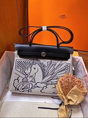 Hermes Herbag Pegasus Spot Size 25 x 31 x 10 cm - 1