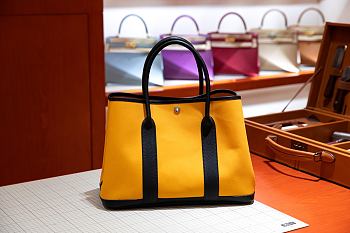 Hermes Garden Bag Yellow