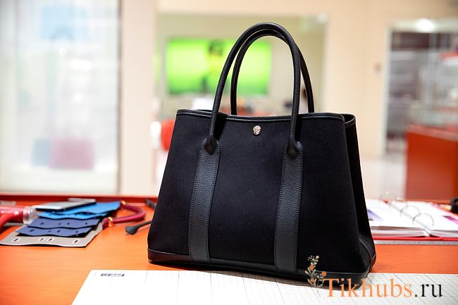 Hermes Garden Bag Black - 1