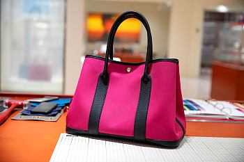 Hermes Garden Bag Pink