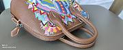 Hermes Multi-Element Color Embroidery Bolide Size 18 cm - 2