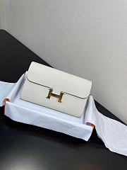 Hermes Messenger Bag White 20.5 x 13 x 2 cm - 1