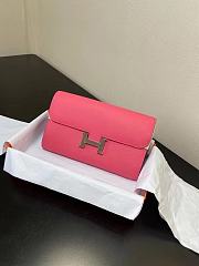 Hermes Messenger Bag Pink 20.5 x 13 x 2 cm - 1