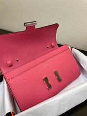 Hermes Messenger Bag Pink 20.5 x 13 x 2 cm - 3