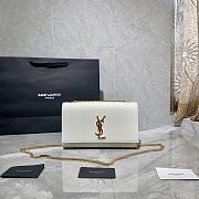 YSL Kate White 364021 Size 24 x 14.5 x 5 cm - 3