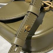 YSL Kaia Small Olive Green 619740 Size 18 x 15.5 x 5.5 cm - 2