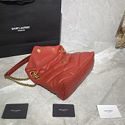 YSL LOULOU PUFFER Red 577476 Size 29 x 17 x 11 cm - 4