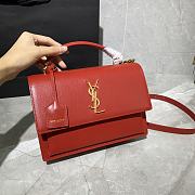 YSL Medium Sunset Red 634723 Size 25 x 18 x 5 cm - 3