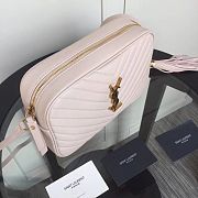 YSL Lou Camera Bag Pink 520534 Size 23 x 16 x 6 cm - 4