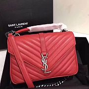 YSL Saint Laurent Red 392737 Size 24 x 17 x 7 cm - 4