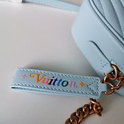 LV New Wave Camera Bag Light Blue M53683 Size 21.5 x 15.5 x 6 cm - 2