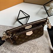 LV Three-Peice Slant Bag Green Strap M44823 