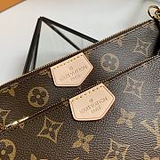 LV Three-Peice Slant Bag Green Strap M44823 