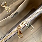 Louis Vuitton Gray Grained Embossed Calfskin Handbag Montaigne BB M41048 Size 33 x 23 x 15 cm - 4