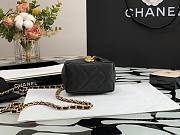 Chanel Mini Bag Calfskin Black  - 3