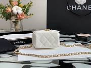 Chanel Mini Bag Calfskin White - 3