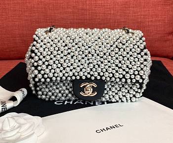 Chanel Pearl Cf Link Shoulder Bag