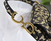 Dior Saddle Embroidery Leopard Print M9001 Size 25.5 x 20 x 6.5 cm - 2