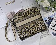 Dior Messenger Bag Leopard Print M9020 Size 27 x 28 x 11 cm - 6