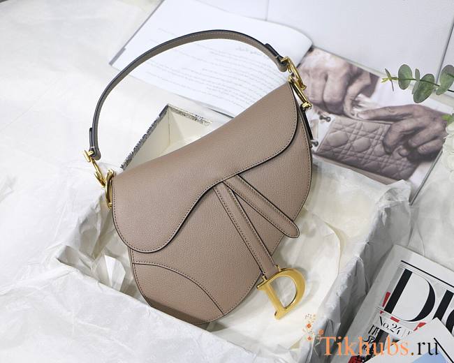 Dior Saddle Warm Taupe M9001 Size 25.5 x 20 x 6.5 cm - 1