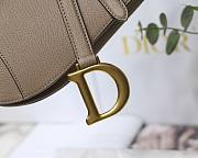 Dior Saddle Warm Taupe M9001 Size 25.5 x 20 x 6.5 cm - 6