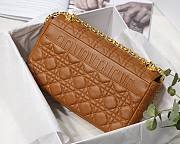 Dior Caro Large Caramel M8016 Size 28 x 17 x 9 cm - 6