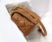 Dior Caro Small Caramel M8016 Size 20 x 12 x 7 cm - 2