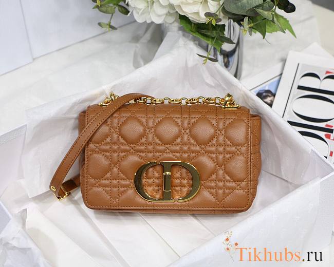 Dior Caro Small Caramel M8016 Size 20 x 12 x 7 cm - 1