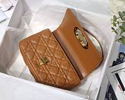 Dior Caro Small Caramel M8016 Size 20 x 12 x 7 cm - 6