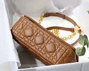 Dior Caro Small Caramel M8016 Size 20 x 12 x 7 cm - 4