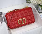 Dior Caro Medium Red M8017 Size 25.5 x 15.5 x 8 cm - 1