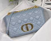 Dior Caro Medium Light Blue M8017 Size 25.5 x 15.5 x 8 cm - 5