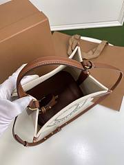 BURBERRY Canvas Bucket Bag Size 21 x 16.5 x 25 cm - 6