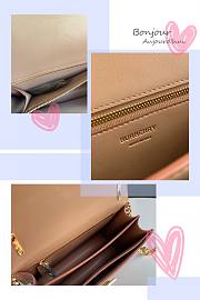 BURBERRY Logo Lock Bag Brown Size 21 x 6 x 16 cm - 4