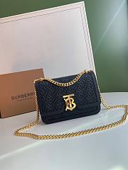 BURBERRY Logo Lock Bag Black Size 21 x 6 x 16 cm - 1