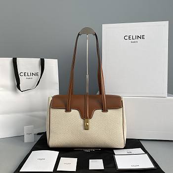 Celine Small Canvas White 60051 Size 33 x 23 x 14 cm