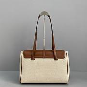 Celine Small Canvas White 60051 Size 33 x 23 x 14 cm - 5