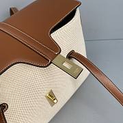 Celine Small Canvas White 60051 Size 33 x 23 x 14 cm - 2