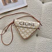 Celine 21ss Triangle Bag Old Gray 4250 Size 21 × 15 × 4 cm - 1