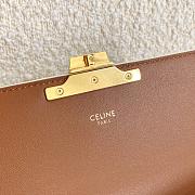 Celine Arc De Triomphe Armpit Bag Presbyopia White Size 20 × 10 × 4 cm - 5