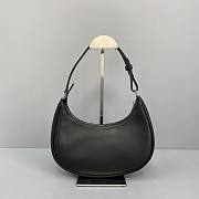 Celine Underarm Bag Full Leather Black 60054 Size 25 x 14 x 7 cm - 3