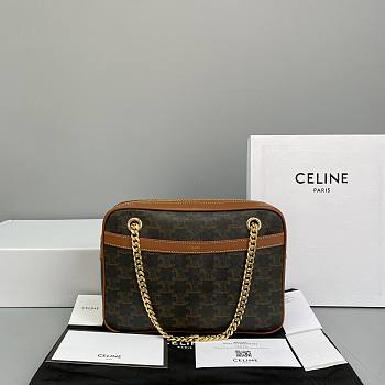Celine Patapans Chain Bag 60115 Size 26 x 18 x 5 cm